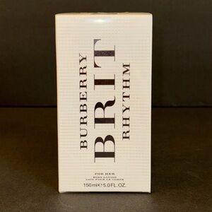 NEW, Burberry Brit “Rhythm” For Her Body Lotion, 5 Oz (150ml)